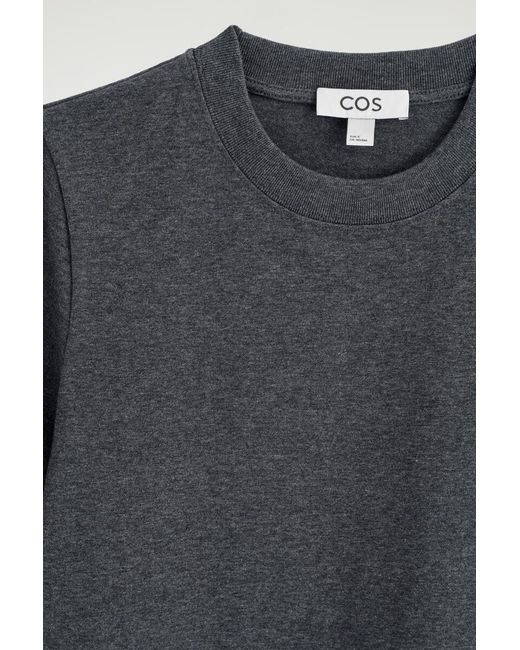 COS Blue Clean Cut T-Shirt
