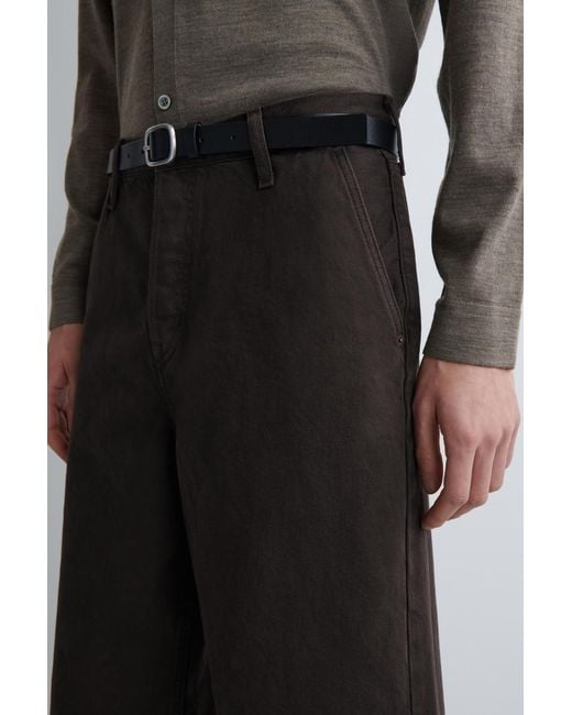 COS Black Oversized Wide-Leg Denim Pants for men