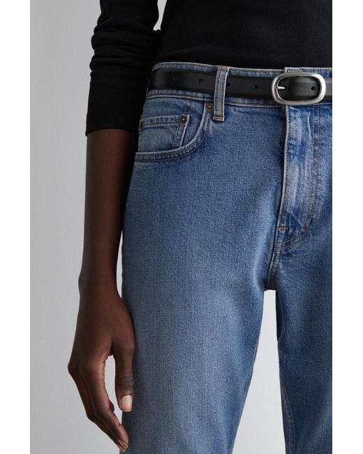 COS Blue Flute Slim-Leg Jeans