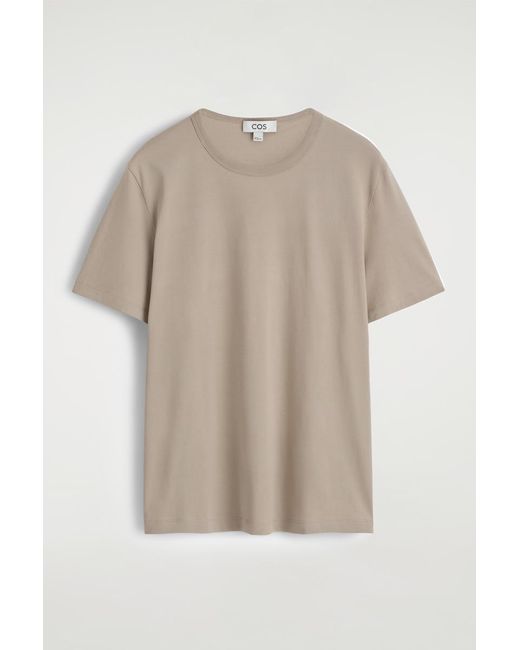 COS Natural Brushed-Cotton Shirt for men