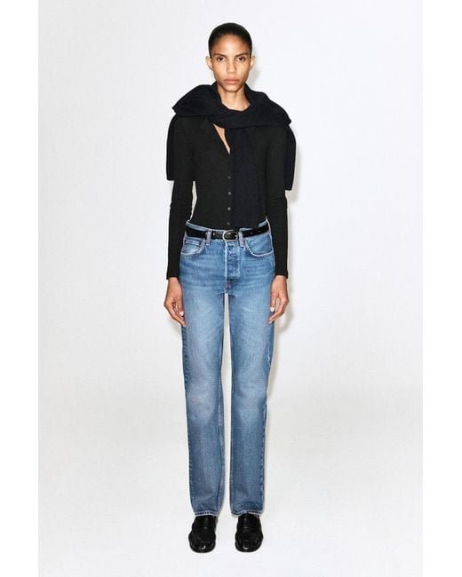 COS Blue Pipeline Slim-Leg Jeans