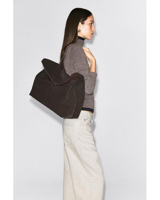 COS Brown Trullo Oversized-Tasche
