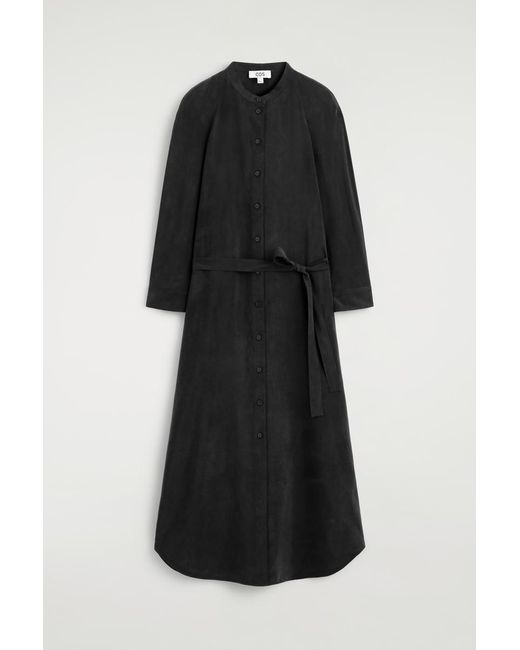 cos belted linen shirt dress COS Belted Linen Shirt Dress