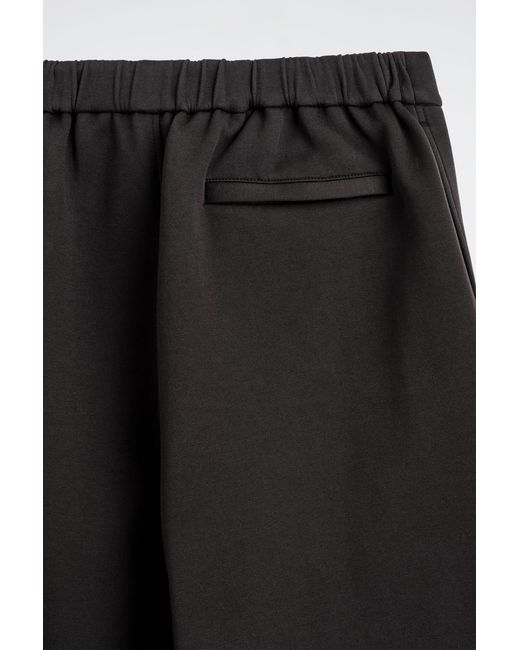COS Black Scuba Straight-Leg Pants for men