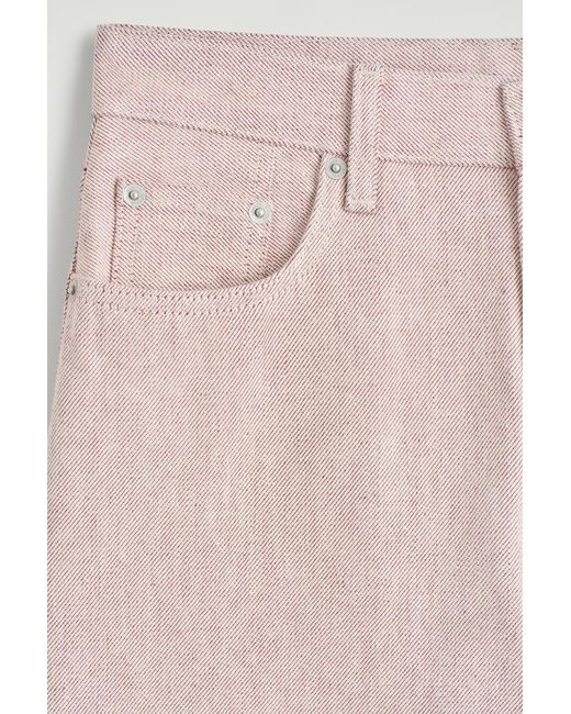 COS Pink Bay Barrel-Leg Jeans