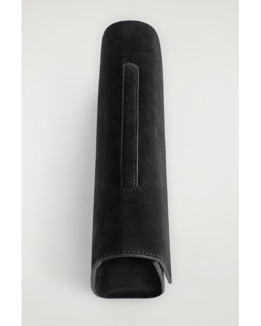 COS Black Gallery Clutch Bag