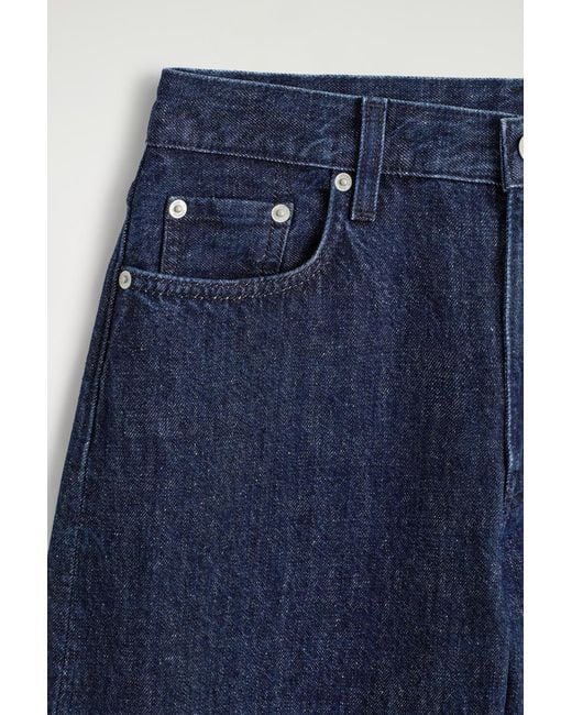 COS Blue Bay Barrel-Leg Jeans