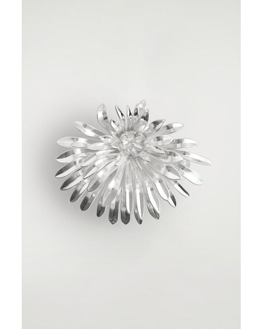 COS Multicolor Abstract Floral Brooch