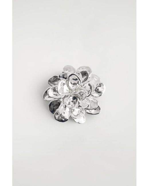 COS Multicolor Floral Brooch