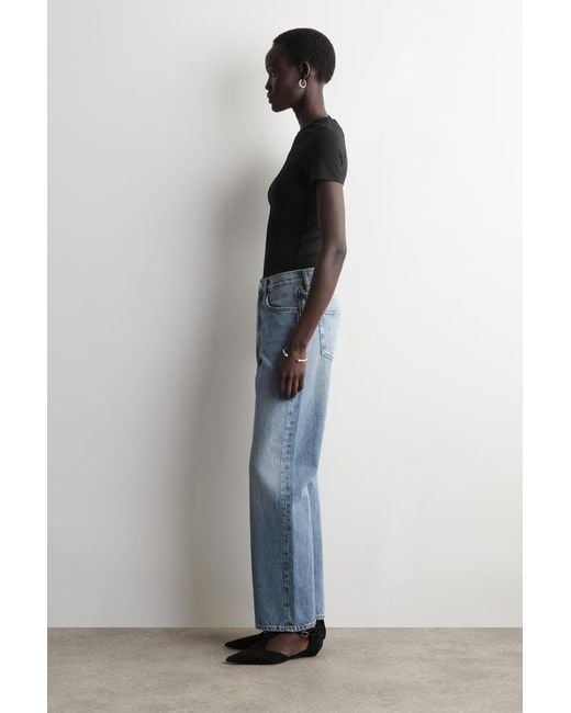 COS Black Interlock Jersey T-Shirt