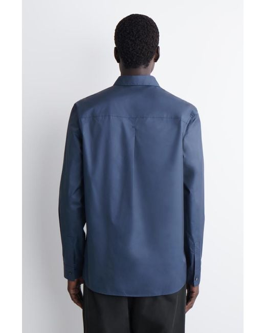 Camicia Slim di COS in Blue da Uomo