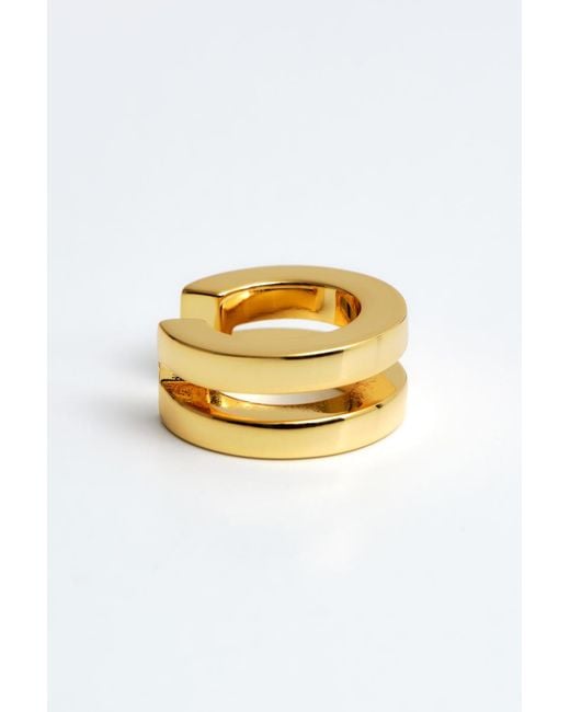 COS Metallic Stacked Ear Cuff