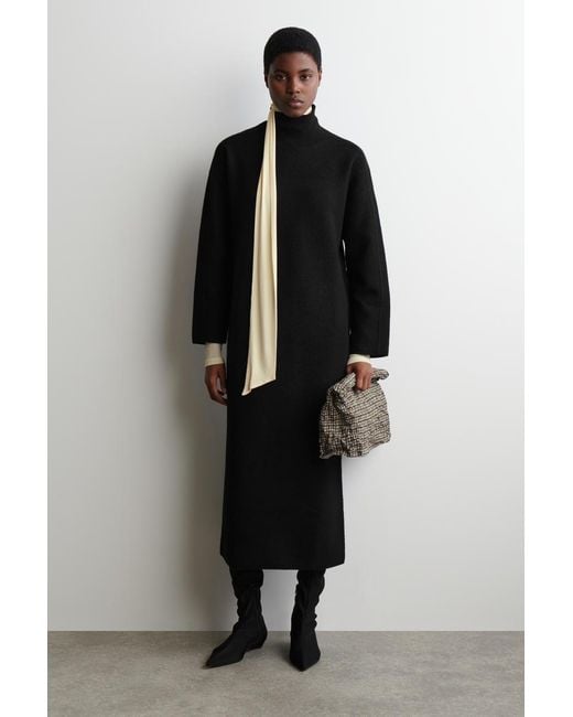 COS Natural Folded Oversized Clutch Bag