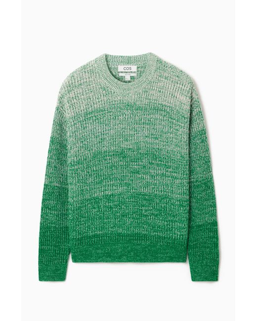 COS Gradient Silk-blend Sweater in Green for Men | Lyst COS Gradient Silk-blend Sweater in Green for Men | Lyst