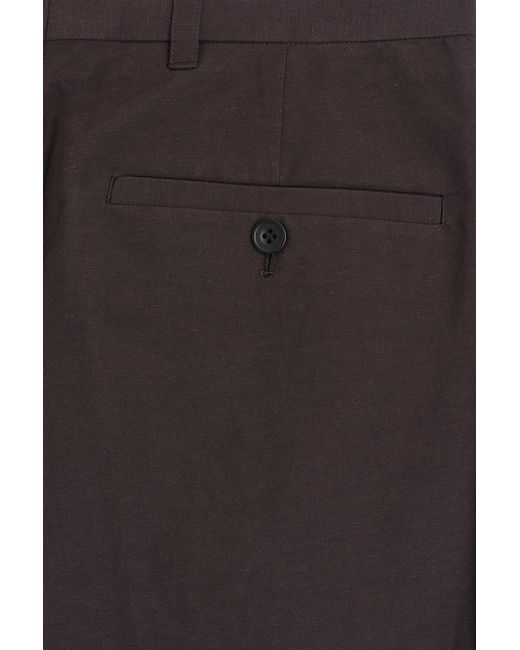 COS Brown Tailored Straight-Leg Trousers for men