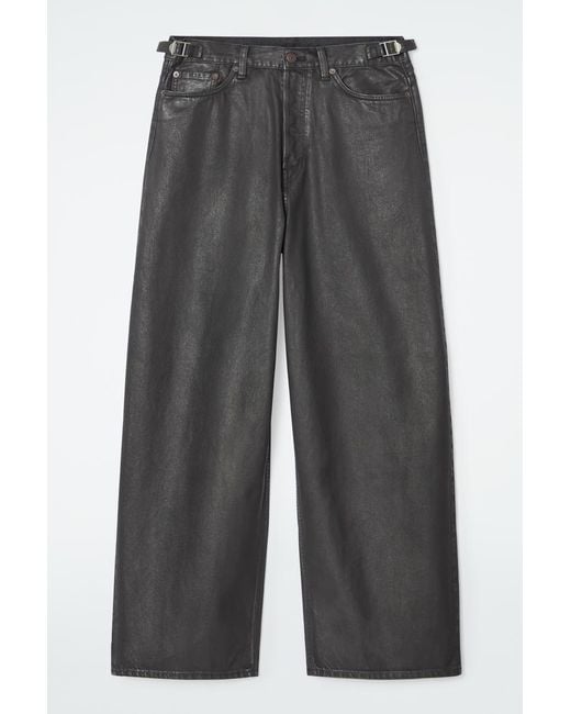 COS Coast Wide-leg Jeans in Gray | Lyst