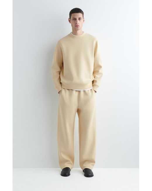 COS Natural Relaxed Scuba Sweatshirt for men