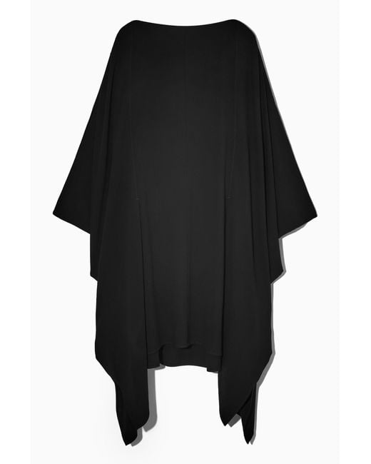 COS Black Oversized Kaftan Dress