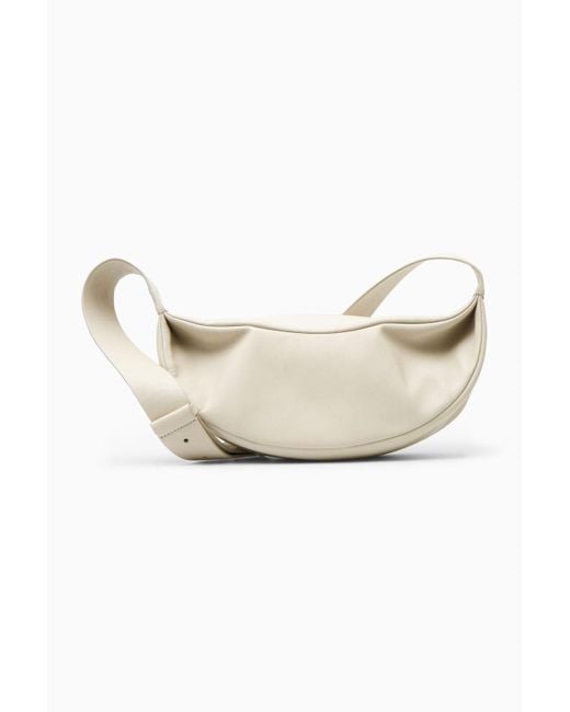 COS Swing Crossbody Leather in Natural Lyst