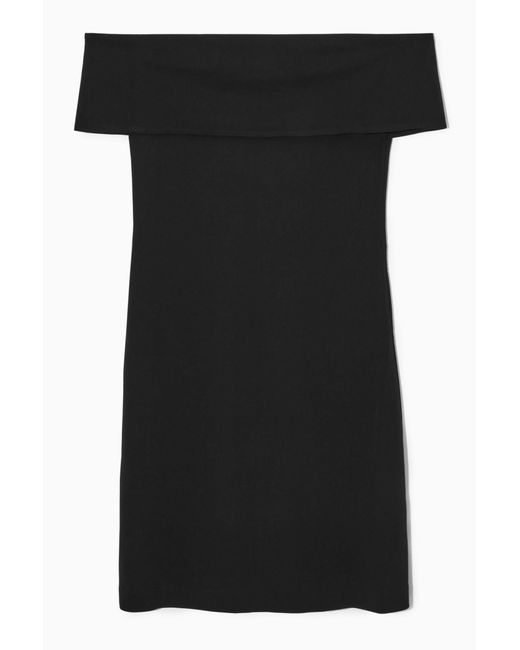 COS Black Off-the-shoulder Dress