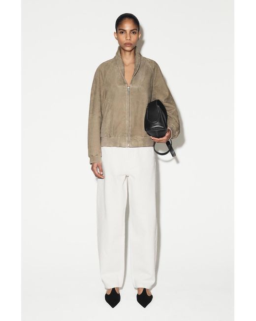 COS White Bay Barrel-Leg Jeans