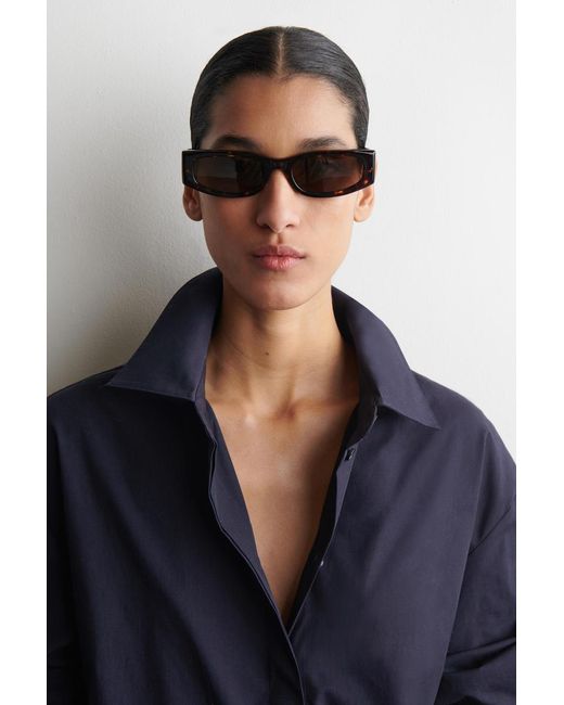 COS Blue Tailored Cotton Shirt
