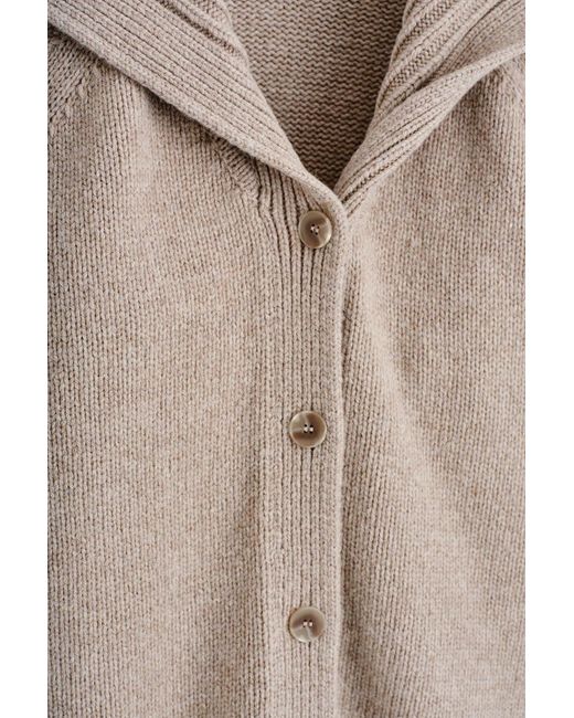 COS Natural Sailor-Collar Wool Cardigan