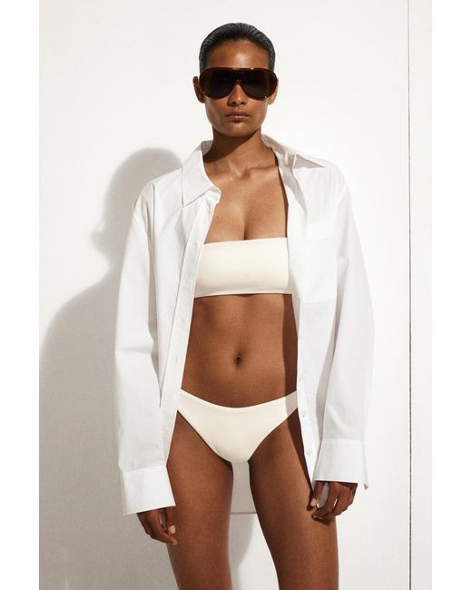 COS White Brazilian Bikini Briefs