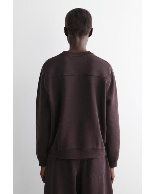 COS Black Cotton Sweatshirt