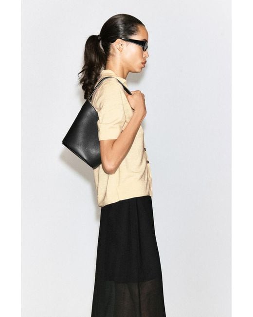 COS Black Paradigm Micro Tote Bag