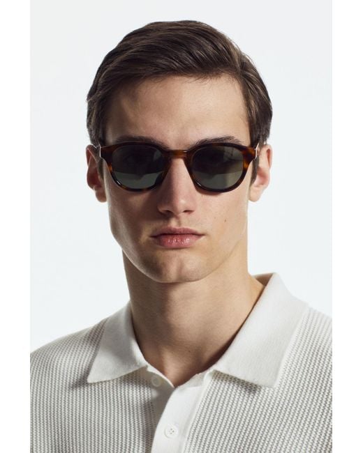 COS Brown D-frame Sunglasses for men