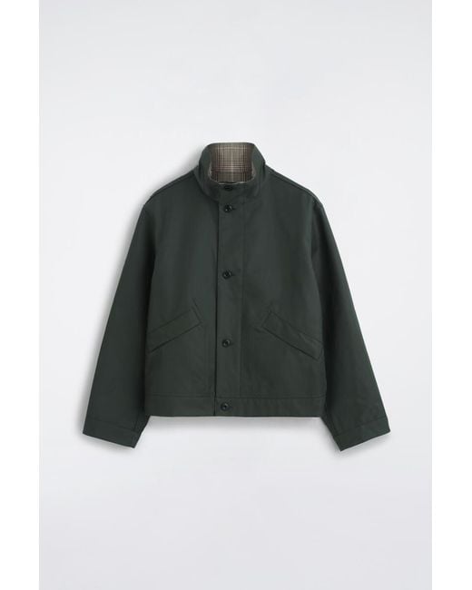 COS Black Reversible Mock-Neck Jacket for men