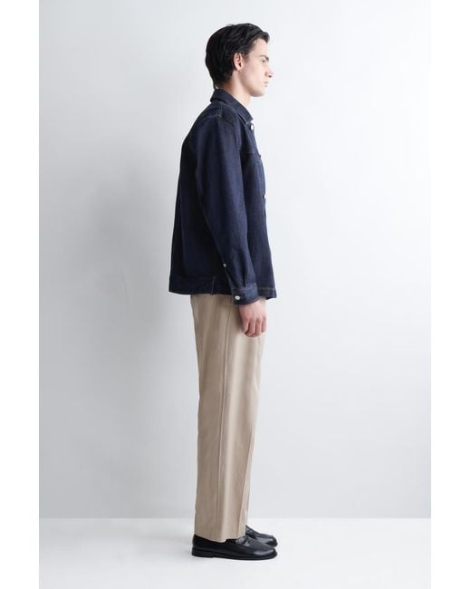 COS White Polished-Leather Loafers for men