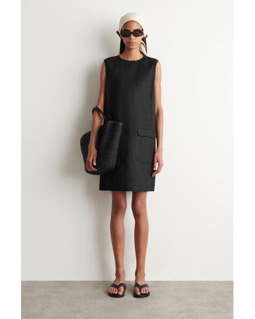 COS Black Saltwater Tote Bag