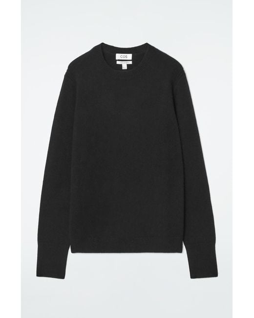 COS Black Pure Cashmere Sweater
