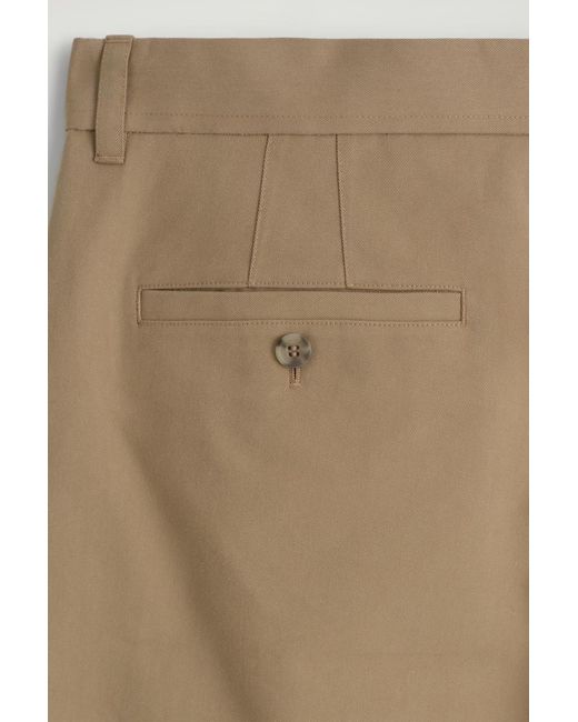 COS Natural Cotton Regular-Fit Straight-Leg Chinos for men