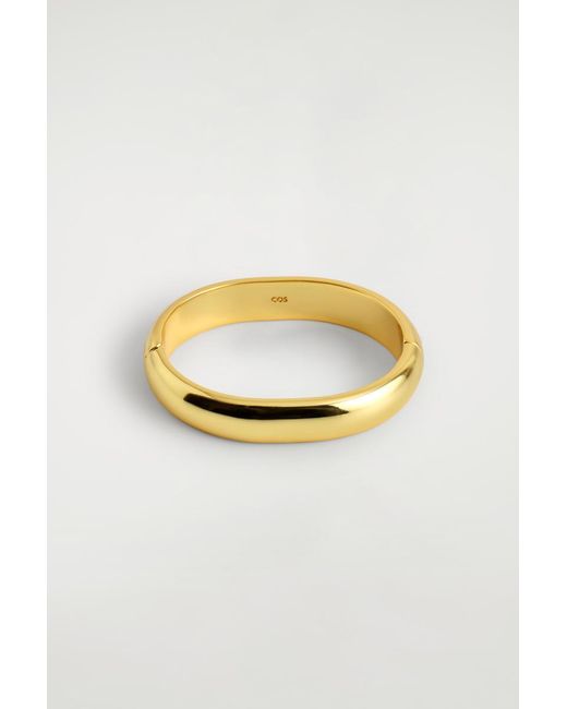 COS Metallic Curved Bangle