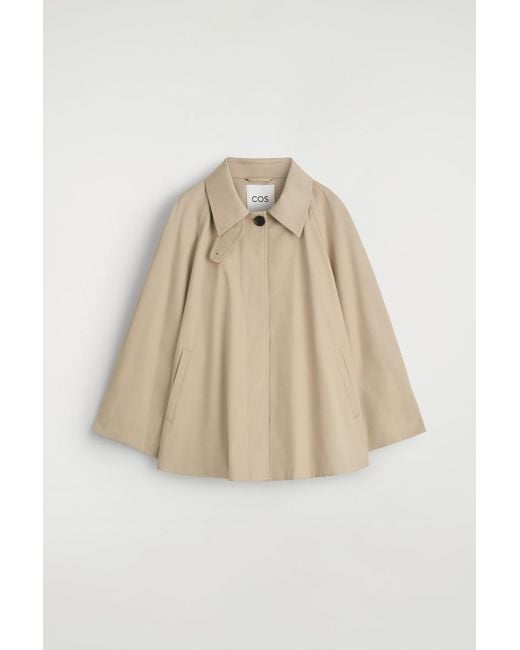COS Natural A-Line Trench Jacket