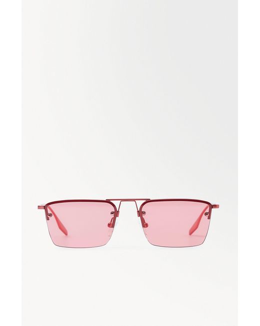 COS Pink The Frameless Sunglasses