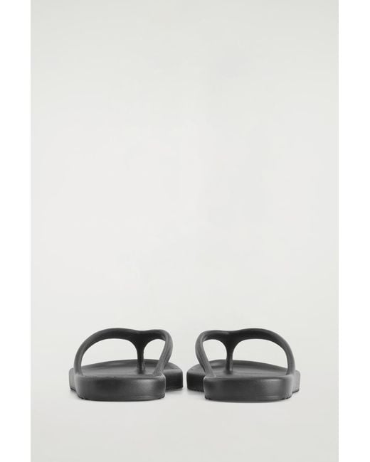 COS Black Eva Flip Flops