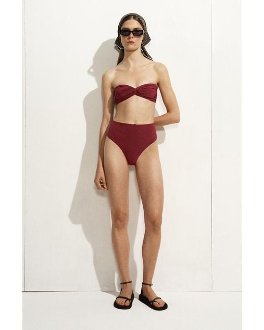 COS Textured High-Waisted Bikini Briefs