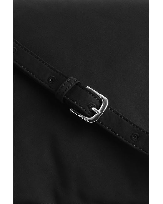 COS White Trifold Padded Crossbody Bag