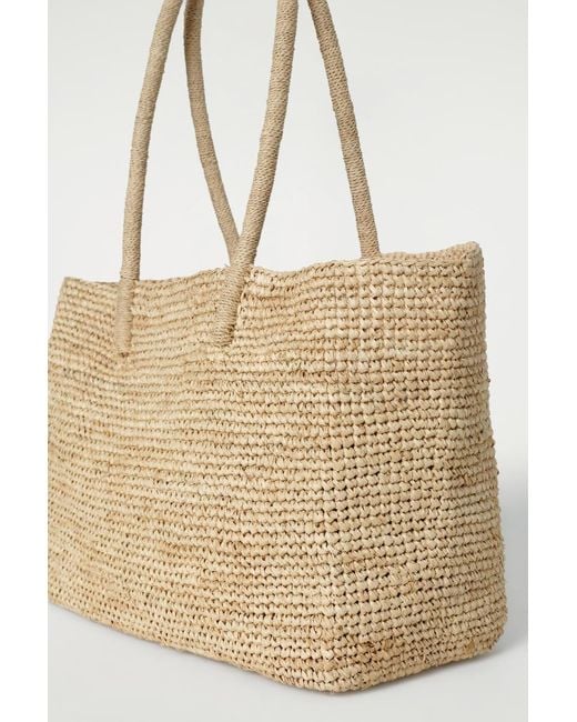 COS Hand-woven Tote Bag - Raffia in Natural | Lyst