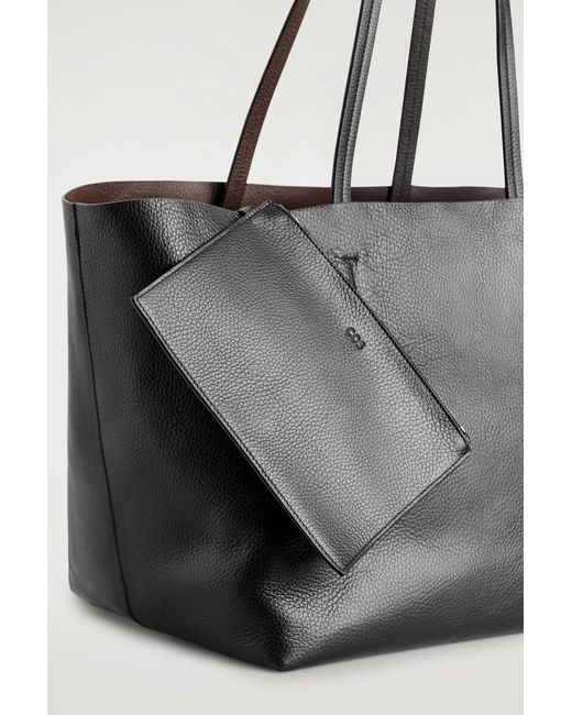 COS Black Classic Tote Bag