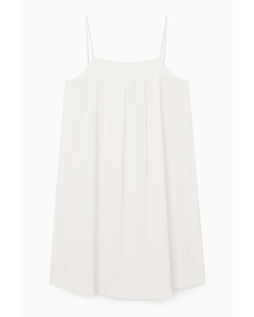 COS White Mini Slip Dress