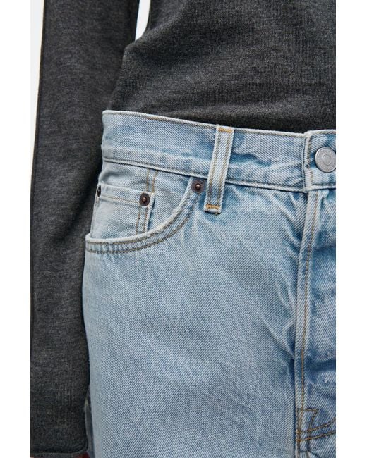 COS Blue Facade Straight-leg Jeans