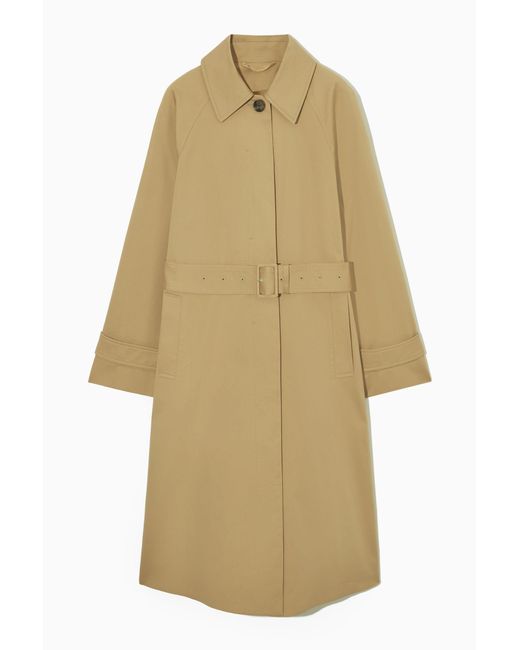COS Natural Regular-fit Twill Trench Coat