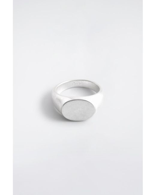 COS Multicolor Classic Signet Ring for men