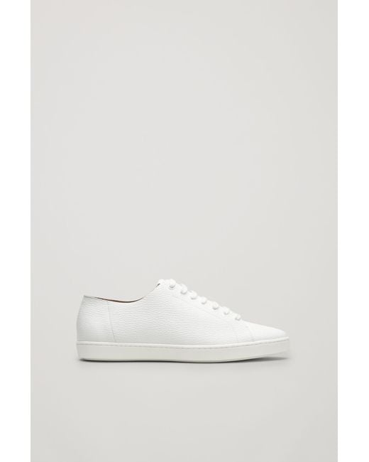 COS White Pointed Sneaker