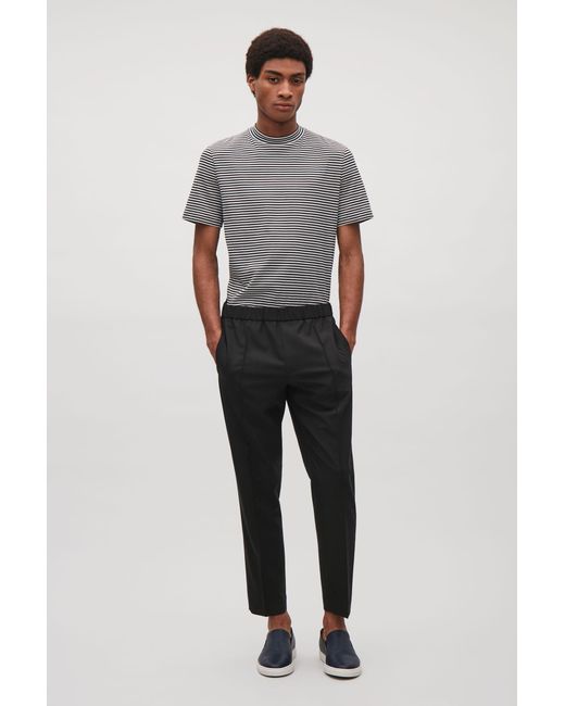 COS Wool Tailored Trousers With Elastic 